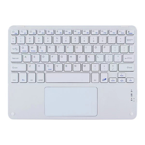 Mini teclado inalámbrico con panel táctil de 2,4 Ghz, teclado Multimedia ergonómico, teclado RGB portátil retroiluminado - Product Image 1