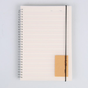 Carnet De Notes Notizbuch Journal and Fabric College Plain Plastic Spiral Note Book <strong>Notebook</strong> - Product Image 4