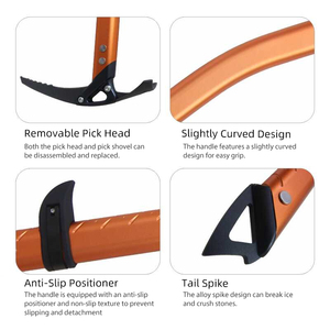 Vật liệu kim loại băng du lịch Băng rìu cực lạnh kháng-60 ° C rìu Băng - Product Image 3