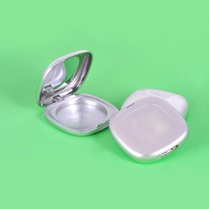 High Quality Elegant Silver Empty <strong>Compact</strong> case Face Powder <strong>Compact</strong> Make up case - Product Image 6