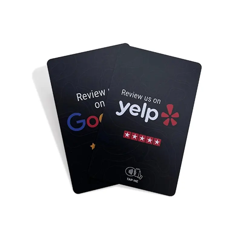 Venda quente de negócios programáveis RFID NFC revisão de nós em cartões do Google