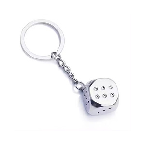 キーホルダーリング金属亜鉛合金ダイスクリエイティブカー - Product Image 1