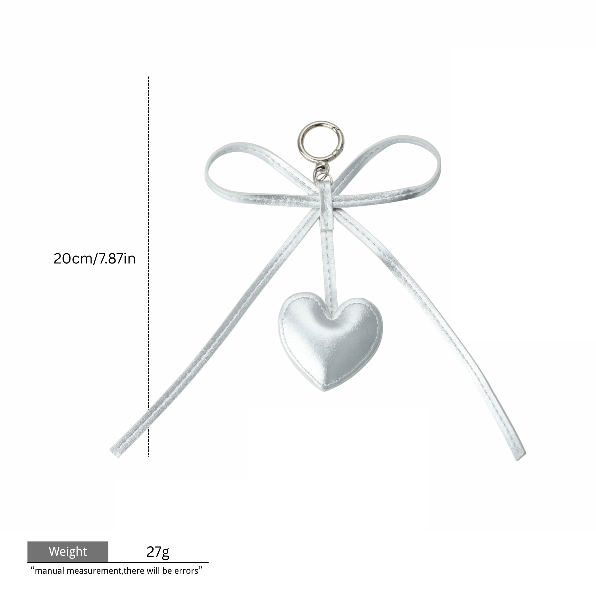 Coeur à nœud argenté GRJ2449BC