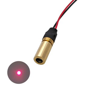 精密等级6X14mm650nm红色激光模块1mW 5mW 10mw玻璃透镜打标机点光源点激光模块 - Product Image 1