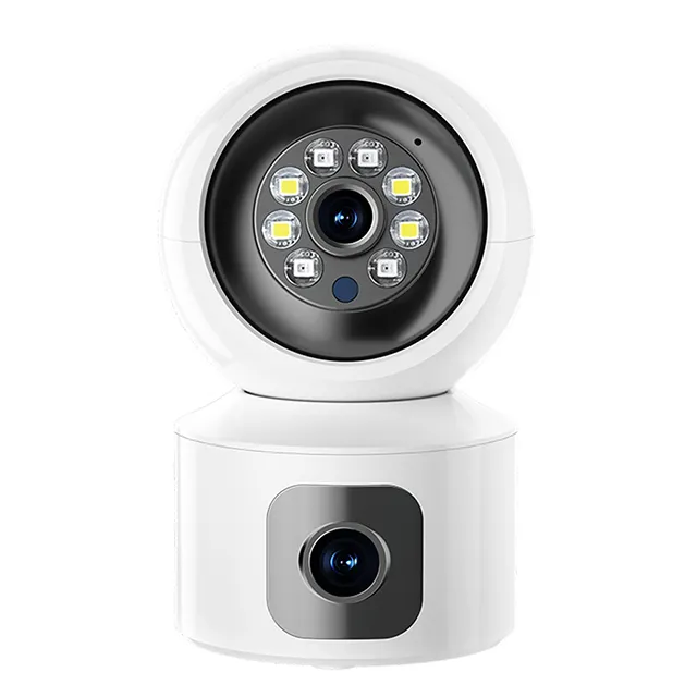 IPC360 home 4MP HD doppia lente WiFi telecamera IP Wireless Baby Monitor visione notturna interna smart telecamere di sorveglianza PTZ di sicurezza