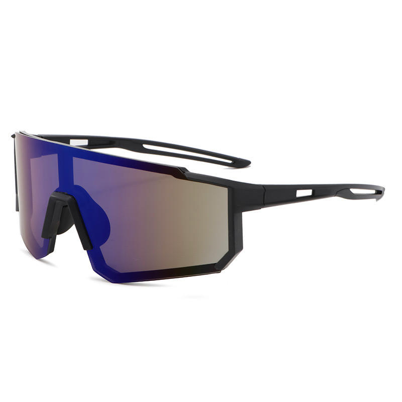 Black Frame Blue Lens