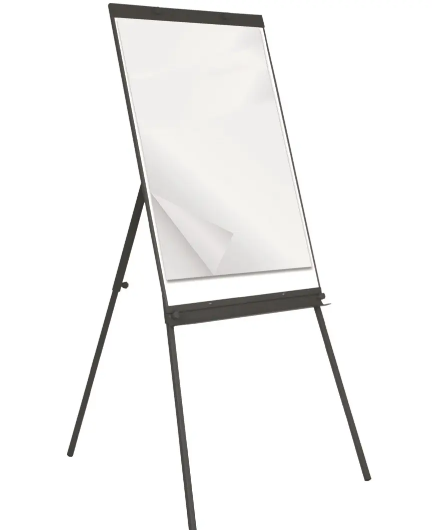 TWINCO-trípode con tapa, tabla blanca de papel, pizarra blanca estática para aula y oficina
