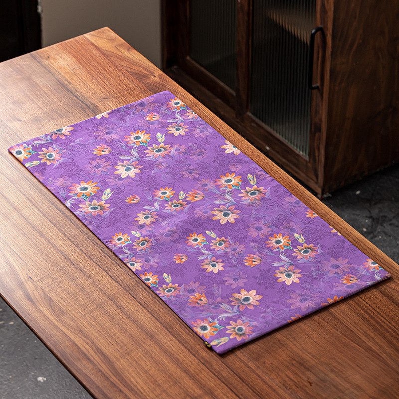 Purple floral pattern 48*23