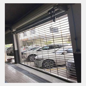 Rèn sắt Con lăn màn trập cửa, kim loại cán cổng, kéo xuống an ninh đục nhôm cổng - Product Image 4