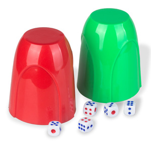Nhà Máy Cung Cấp Tại Chỗ Thân Thiện Với Môi Nhựa <span class=keywords><strong>Dice</strong></span> Cup (Bullet Tam Giác Hình Nón Hình Dạng) Đa-Màu Sắc Tùy Chọn Với Logo Tùy Chỉnh In Ấn - Product Image 1