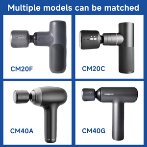 Perlengkapan pistol Fascia genggam, Aksesori pistol pijat kepala panas dan dingin terapi termal - Product Image 6