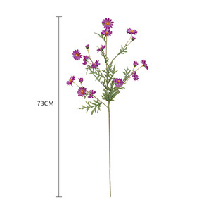 Ev düğün dekorasyon için toptan yapay çiçekler lilacs krizantem lilacs tek şube krizantem