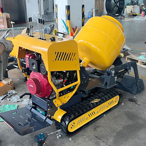 Tragbarer Mini-Betonmischer Selbst laden der hydraulischer ketten getriebener Zementmörtel mischer <span class=keywords><strong>Diesel</strong></span> benzin konstruktion - Product Image 3