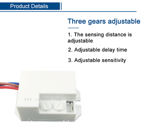 AC220V Mini-Sonde PIR Infrarot-Bewegungs sensor einstellbar dela automatischer LED-Lichtpir-Sensorsc halter