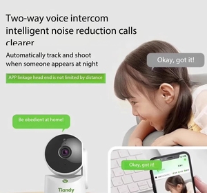 Tiandy TD-H252A <strong>Ip</strong> <strong>Camera</strong> 4mp Fixed Focus WIFI Indoory 4mm HD <strong>Camera</strong> Lens 360 Degree Night Vision Remote Security Kids <strong>Camera</strong> - Product Image 4