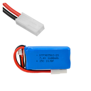电动工具用DTP 903562 2S <span class=keywords><strong>7.4v</strong></span> 1600mAh锂电池组聚合物li离子电池组