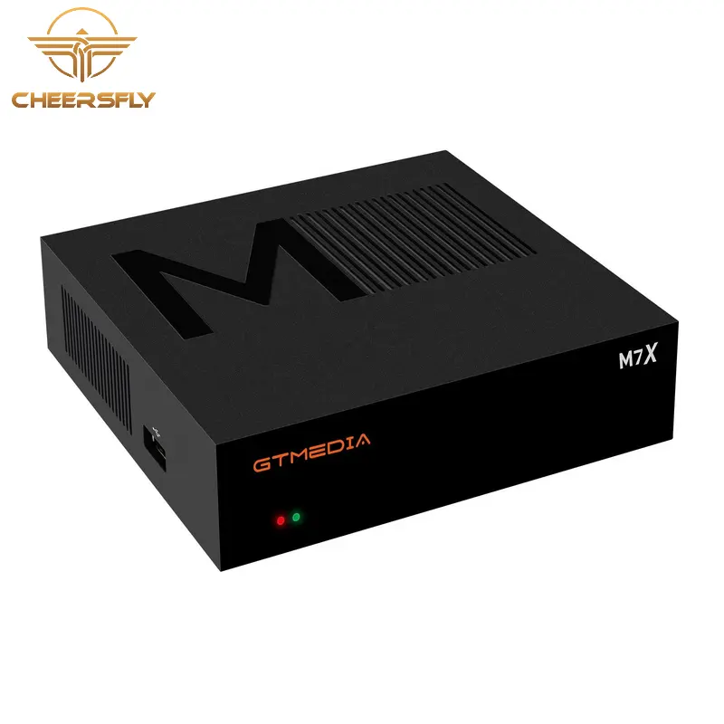 GTMEDIA-Sintonizador gemelo M7X, compatible con SKS DVBS2 HEVC, cabina de 8 perfiles, nuevo