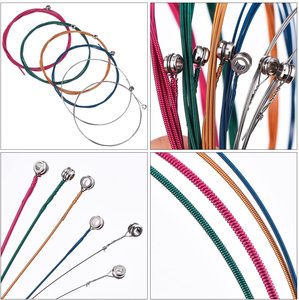 Diferente estilo y Color precio al por mayor guitarra acústica cuerdas de guitarra de cuerda para principiantes