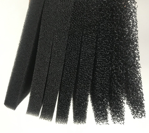 התאמה אישית polyurethane קצף מסנן אוויר חומר מסנן 15-60 <span class=keywords><strong>ppi</strong></span> עבור מטהרי אוויר אזרחי