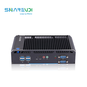 Fansız kompakt 2 Lan i3 zuk i5 Kiosk u 4K TPM X86 RS232/RS485 GPIO 9-36V barebone sistemi endüstriyel mini pc Kiosk için - Product Image 3