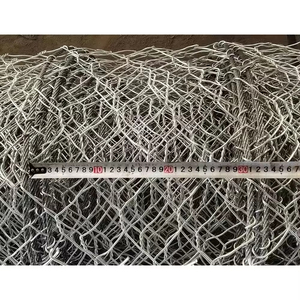 Cestino del gabbione di protezione con rete metallica esagonale per muro di sostegno in pietra gabbione - Product Image 1