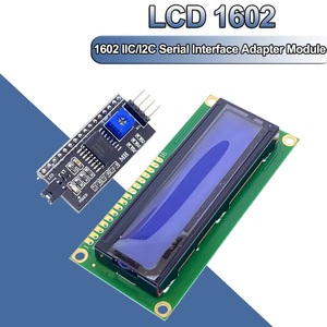 HD44780 1602 16x2 für Arduino Character 5V LCD Blue Screen 1602A IIC/I2C Serielles PCF8574-Schnittstellenadapterplattenmodul DIY KIT