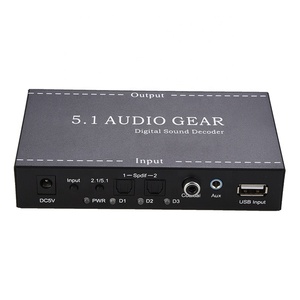 Xput-equipo de Audio Digital 5,1, decodificador de sonido, convertidor, decodificador de Audio Digital a Convertidor analógico 5,1 - Product Image 4