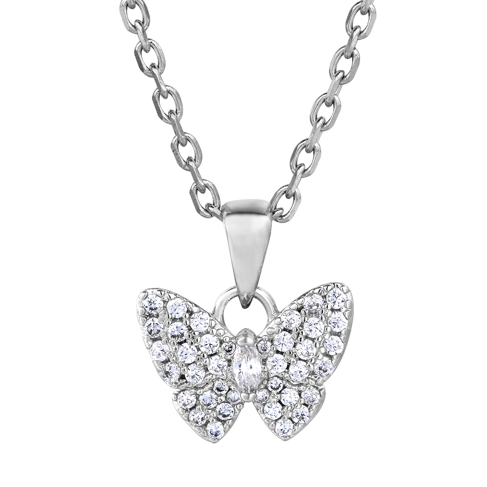 Catena cavo + argento butterfly2