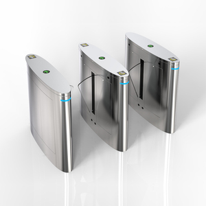 Torniquetes de alto rendimiento Puertas Torniquete automático eléctrico Control DE ACCESO Puerta de barrera de aleta Torniquetes de aleta de alta seguridad - Product Image 3