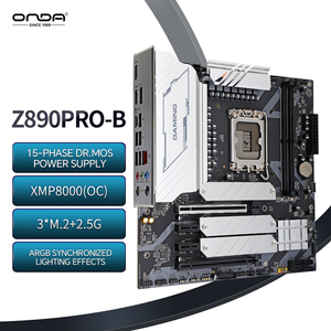 DDR5 4800MHz 8000MHz Onda Z890PRO-BゲームメインボードRJ45ネットワークインターフェース工場マザーボードデスクトップコンピュータ用 - Product Image 1