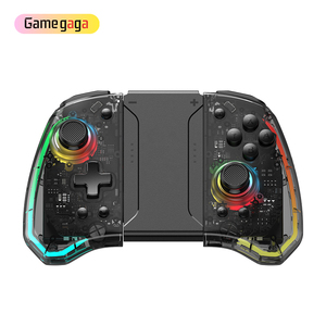 Control Inalámbrico para Juegos LinYuvo, Turbo, Giroscopio de Seis Ejes, Estilo Transparente, Respiración Arcoíris, Controlador LED de 8 Colores para NS - Product Image 2