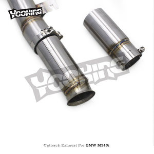 Điều chỉnh hệ thống ống xả tự động hiệu suất phụ tùng cho BMW <span class=keywords><strong>B58</strong></span> G20 M340/m340i 3.0T catback exhaust muffler với van - Product Image 4