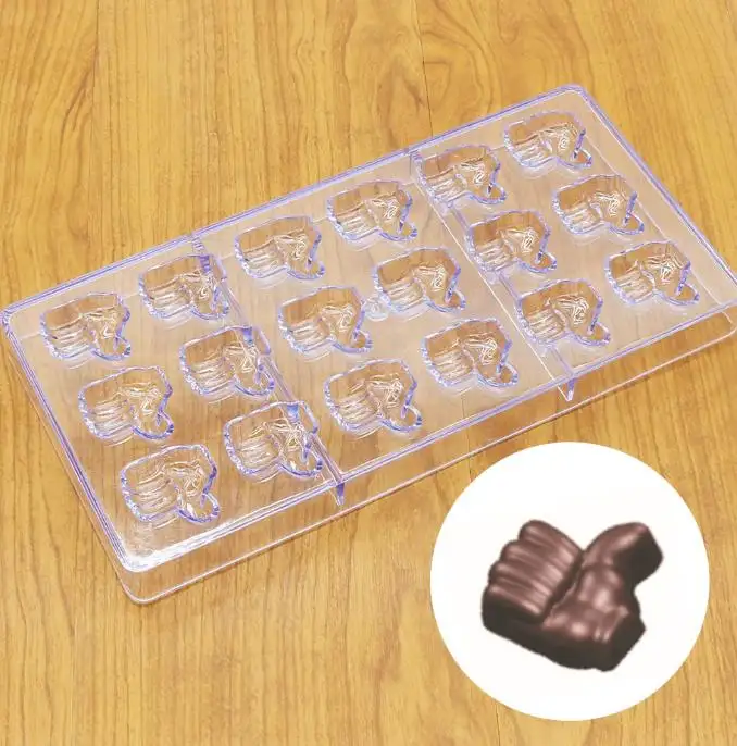Moules à chocolat 3d en polycarbonate de haute qualité pour la fabrication du chocolat
