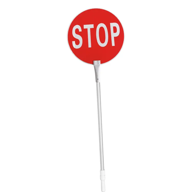 Traffic Control Equipment Caution Signs Aluminum Stop/Slow Paddle