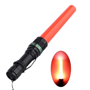 Cây Kiểm Tra Không Khí Đèn Tín Hiệu Ban Đêm Đèn Pin Cầm Tay Gậy Giao Thông Định Hướng Đỗ Xe Sân Bay Đèn Pin LED An Toàn - Product Image 1