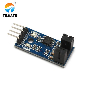 Módulo de Sensor de velocidad infrarrojo LM393 de 4 pines, optoacoplador de prueba de Motor contador con ranura Tipo IR para pruebas de velocidad de Motor, producto IC