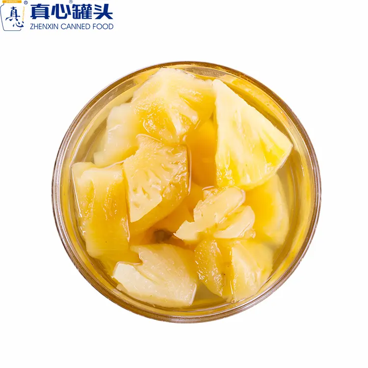 चीन के प्रसिद्ध ब्रांड सिरप में डिब्बाबंद फल डिब्बाबंद अनानास फल पांसे/कैन्ड अनानास