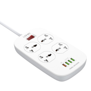 LDNIO SC4407高质量33.5w通用电源扩展18W QC3.0 <span class=keywords><strong>2m</strong></span>电源板3 <span class=keywords><strong>USB</strong></span> 5V 3.1A快速充电电源插座