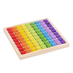 Großhandel pädagogische Kind Kinder Baby Spielzeug 99 Tabelle Arithmetik Lehrmittel Mathe Lernen Multi pli kation Holz Digital Board