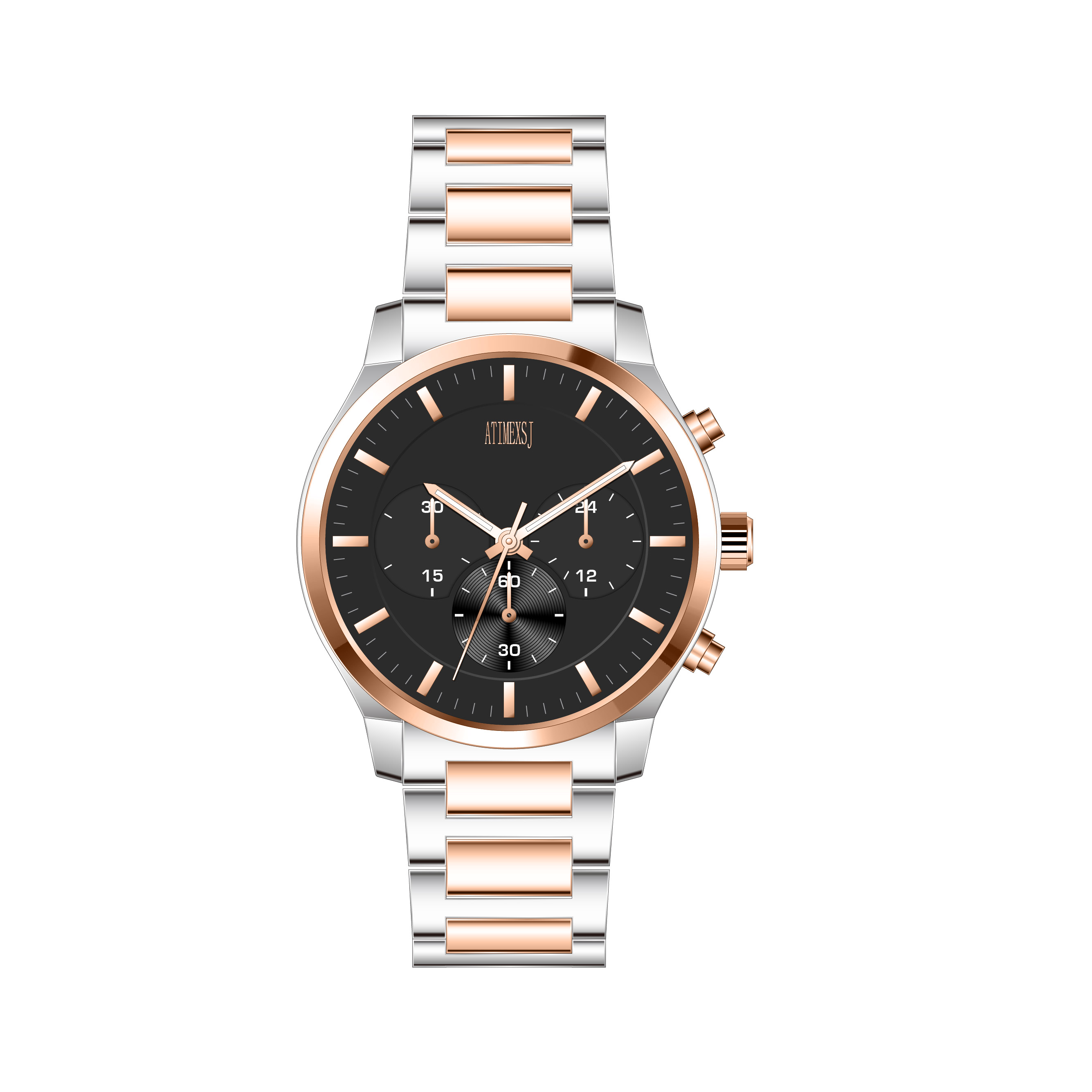 Or rose bicolore