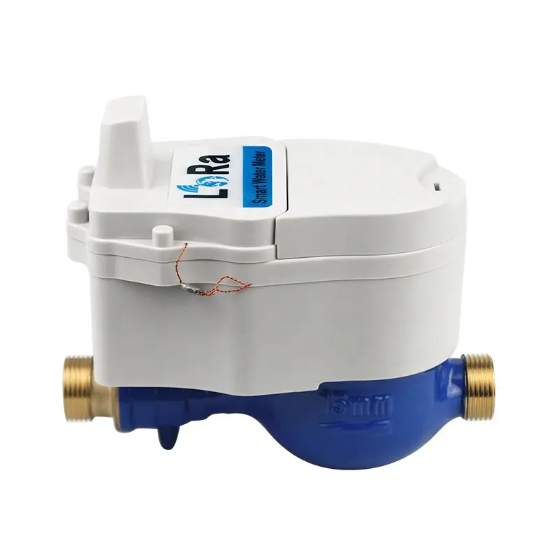 Medidor de agua remoto lora digital inteligente doméstico, 15mm, control por lotes 3g