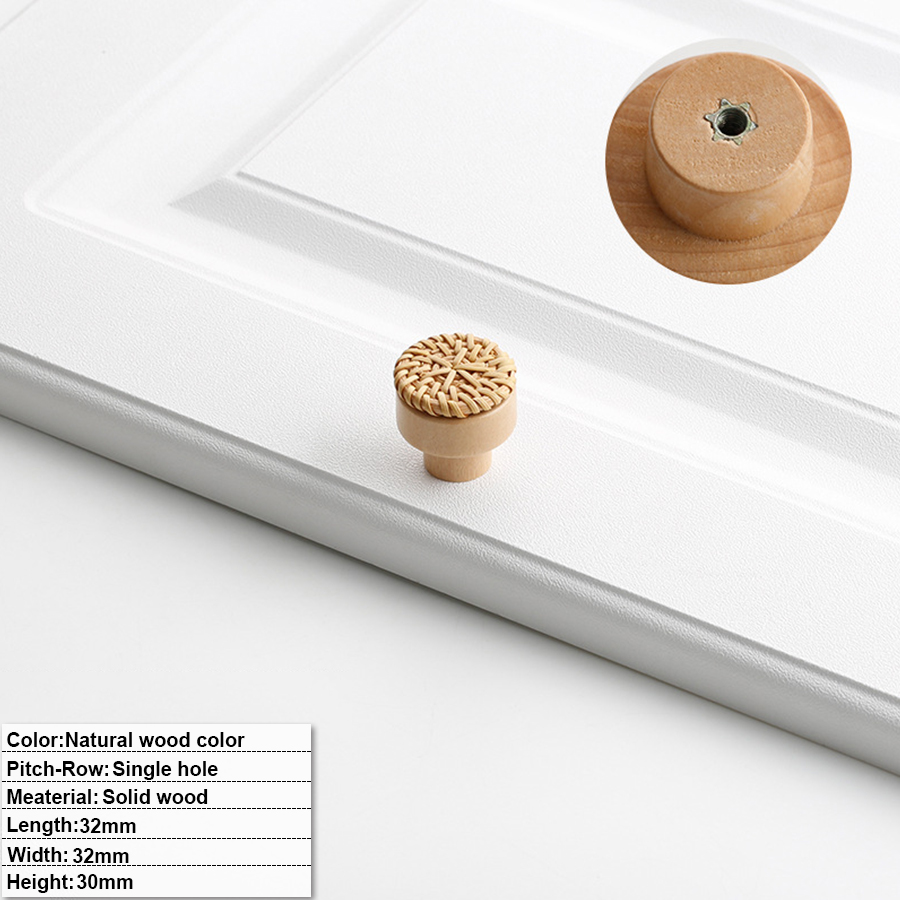 Couleur bois naturel-CY-FH-W513-Diamètre 30mm