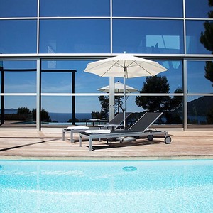Sun Control 90% rifiuto UV Blue Silver Building Window Film autoadesivo 1.52*30M Rolls Architectural Film Building Window - Product Image 5