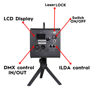 RGB лазерное шоу Cube ILDA совместимый IP20 рейтинг DMX512 для свадебного диджея диско клуба анимации-поддерживает приложение Android IOS - Product Image 3
