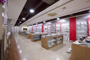 日式复古椭圆形餐厅上菜陶瓷食物拼盘定制设计餐盘套装