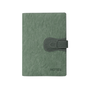 A5ปุ่มหนังสือธุรกิจสำนักงานโน๊ตบุ๊คหนังเทียม PU Notepad บันทึกหนังสือโลโก้องค์กรที่กำหนดเองกล่องของขวัญ - Product Image 1