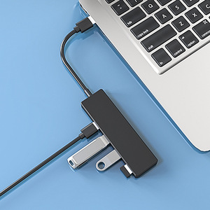 USB3.0ตัวขยายฮับ4พอร์ต5G ความเร็วสูงใช้2.0อินเตอร์เฟซ mini USB สำหรับข้อมูลพีซี - Product Image 1