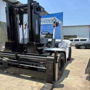 TCM 10T hızlı teslimat kullanılan Forklift kamyon dizel motor taşıma arazi tipi Forklift iyi durumda yedek parça dahil - Product Image 3