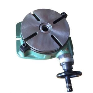 TEBAK立式水平倾斜转台两用分度盘铣床旋转工作台手动转台 - Product Image 4