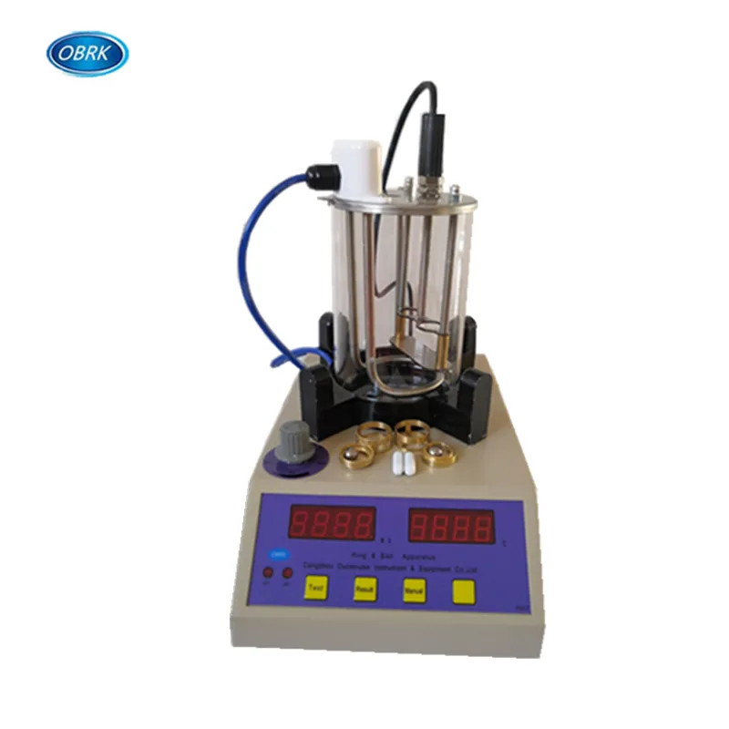 Dispositivo de prueba de punto de reblandecimiento de asfalto de petróleo